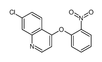 7-chloro-4-(2-nitrophenoxy)quinoline Structure