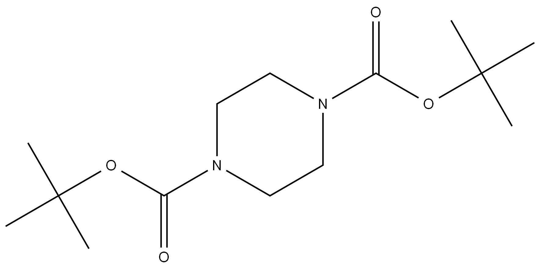 1,4-Bis(tert-boc)piperazine-d8结构式