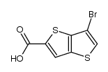 6-bromothieno[3,2-b]thiophene-2-carboxylic acid结构式