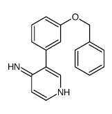 3-(3-(benzyloxy)phenyl)pyridin-4-amine结构式