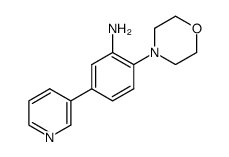 2-morpholino-5-(pyridin-3-yl)aniline Structure