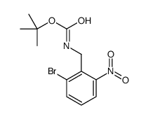 2-Methyl-2-propanyl (2-bromo-6-nitrobenzyl)carbamate Structure