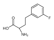 (2S)-2-amino-4-(3-fluorophenyl)butanoic acid结构式
