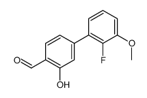 4-(2-fluoro-3-methoxyphenyl)-2-hydroxybenzaldehyde Structure