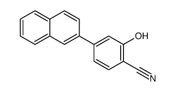 2-hydroxy-4-naphthalen-2-ylbenzonitrile Structure