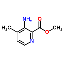 Methyl 3-amino-4-methyl-2-pyridinecarboxylate Structure