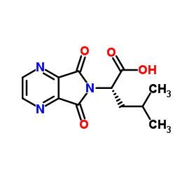 2-(5,7-dioxo-5,7-dihydro-6H-pyrrolo[3,4-b]pyrazin-6-yl)-4-methylpentanoic acid结构式