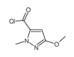 1H-Pyrazole-5-carbonyl chloride, 3-methoxy-1-methyl- (9CI) Structure