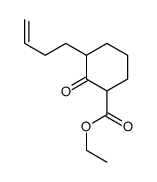 ethyl 3-but-3-enyl-2-oxocyclohexane-1-carboxylate结构式