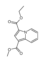 3-O-ethyl 1-O-methyl indolizine-1,3-dicarboxylate Structure