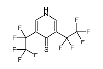 3,5-Bis(pentafluoroethyl)-4(1H)-pyridinethione Structure