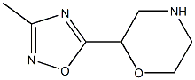 2-(3-甲基-1,2,4-恶二唑-5-基)吗啉结构式