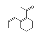 Ethanone, 1-[2-(1-propenyl)-1-cyclohexen-1-yl]-, (Z)- (9CI)结构式