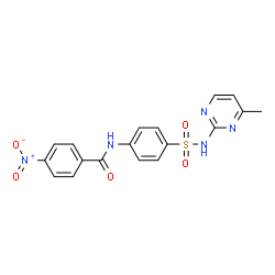 N-{4-[(4-methylpyrimidin-2-yl)sulfamoyl]phenyl}-4-nitrobenzamide structure