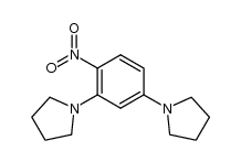 2,4-di(1-pyrrolidinyl)nitrobenzene结构式