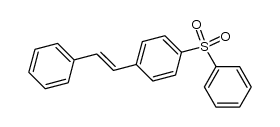 p-[Phenylsulfonyl]-stilben结构式