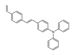 4-[2-(4-ethenylphenyl)ethenyl]-N,N-diphenylaniline Structure