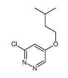 3-Chloro-5-(3-methylbutoxy)pyridazine结构式