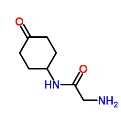 N-(4-Oxocyclohexyl)glycinamide Structure