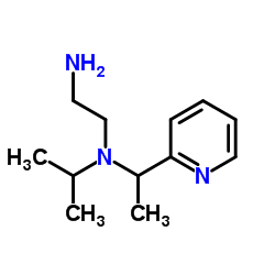 N-Isopropyl-N-[1-(2-pyridinyl)ethyl]-1,2-ethanediamine Structure
