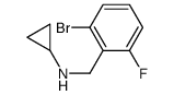 N-Cyclopropyl 2-bromo-6-fluorobenzylamine Structure