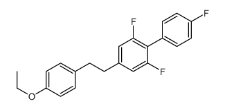 5-[2-(4-ethoxyphenyl)ethyl]-1,3-difluoro-2-(4-fluorophenyl)benzene结构式