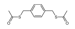 Thioacetic acid S-(4-acetylsulfanylmethyl-benzyl) ester Structure