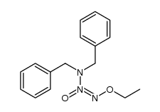 O2-ethyl 1-(dibenzylamino)diazen-1-ium-1,2-diolate结构式