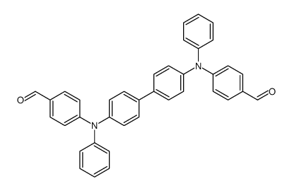 N,N'-Bis(4-formylphenyl)-N,N'-diphenylbenzidine structure