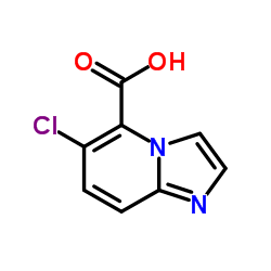 6-Chloroimidazo[1,2-a]pyridine-5-carboxylic acid Structure