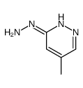 (5-methylpyridazin-3-yl)hydrazine structure