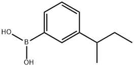 3-(sec-butyl)phenylboronic acid结构式