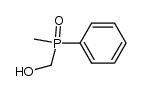 (hydroxymethyl)(methyl)(phenyl)phosphine oxide Structure