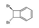 rel-(1R*)-1β*,2α*-Dibromo-1,2-dihydrobenzocyclobutene structure