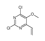 2,6-dichloro-5-methoxy-4-vinylpyrimidine结构式