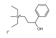 diethyl-(3-hydroxy-3-phenylpropyl)-methylazanium,iodide结构式
