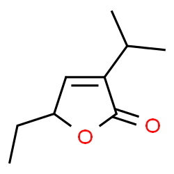 2(5H)-Furanone,5-ethyl-3-(1-methylethyl)-(9CI)结构式