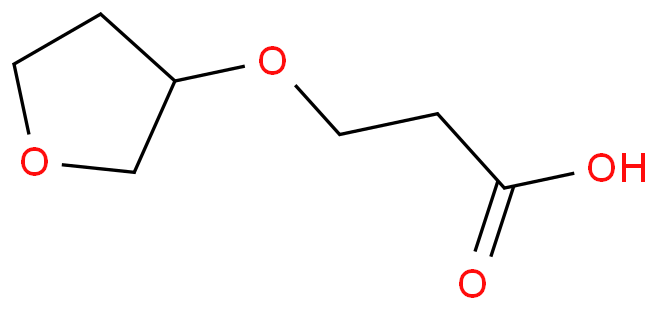 3-((四氢呋喃-3-基)氧基)丙酸图片