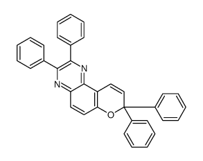 2,3,8,8-tetraphenylpyrano[3,2-f]quinoxaline结构式
