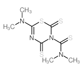 2H-1,3,5-Thiadiazine-3(4H)-carbothioamide,6-(dimethylamino)-N,N-dimethyl-2,4-dithioxo-结构式