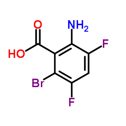 2-Amino-6-bromo-3,5-difluorobenzoic acid picture