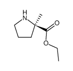 Proline, 2-methyl-, ethyl ester, L- (8CI) structure
