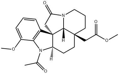 1-Acetyl-17-methoxy-10-oxyaspidospermidin-21-oic acid methyl ester picture