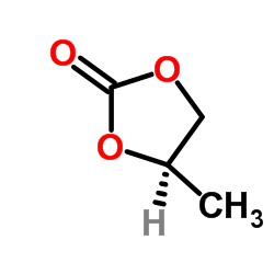 R-(+)-碳酸丙烯酯结构式