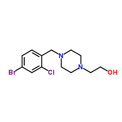 2-[4-(4-Bromo-2-chlorobenzyl)-1-piperazinyl]ethanol Structure