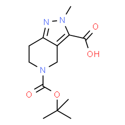 5-(tert-butoxycarbonyl)-2-methyl-4,5,6,7-tetrahydro-2H-pyrazolo[4,3-c]pyridine-3-carboxylic acid picture