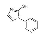 3-pyridin-3-yl-1H-imidazole-2-thione结构式