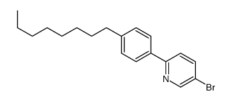 5-bromo-2-(4-octylphenyl)pyridine Structure