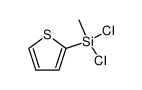 2-(methyldichlorosilyl)thiophene Structure