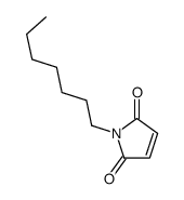 1-heptylpyrrole-2,5-dione Structure